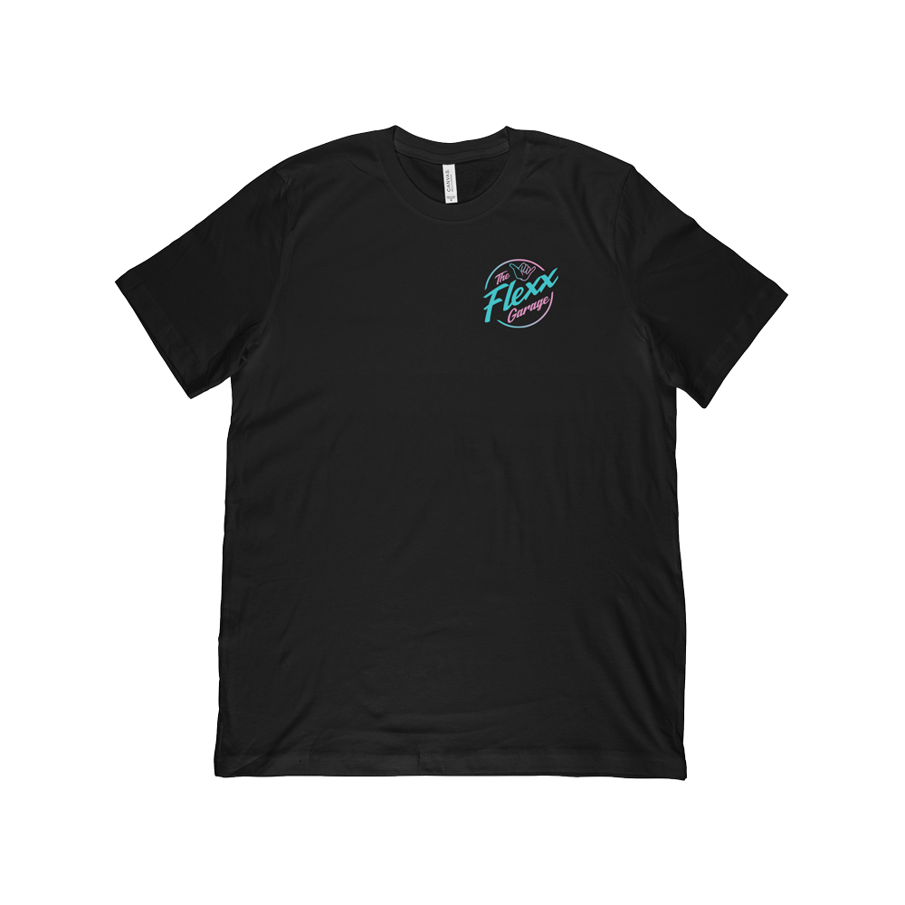 The Flexx Garage Gradient Logo Tee (Black)