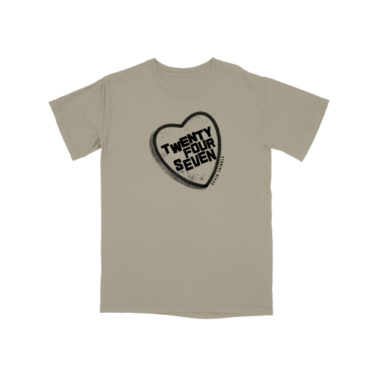 David Tribble - Twenty Four Seven Black Heart Heavyweight Tee