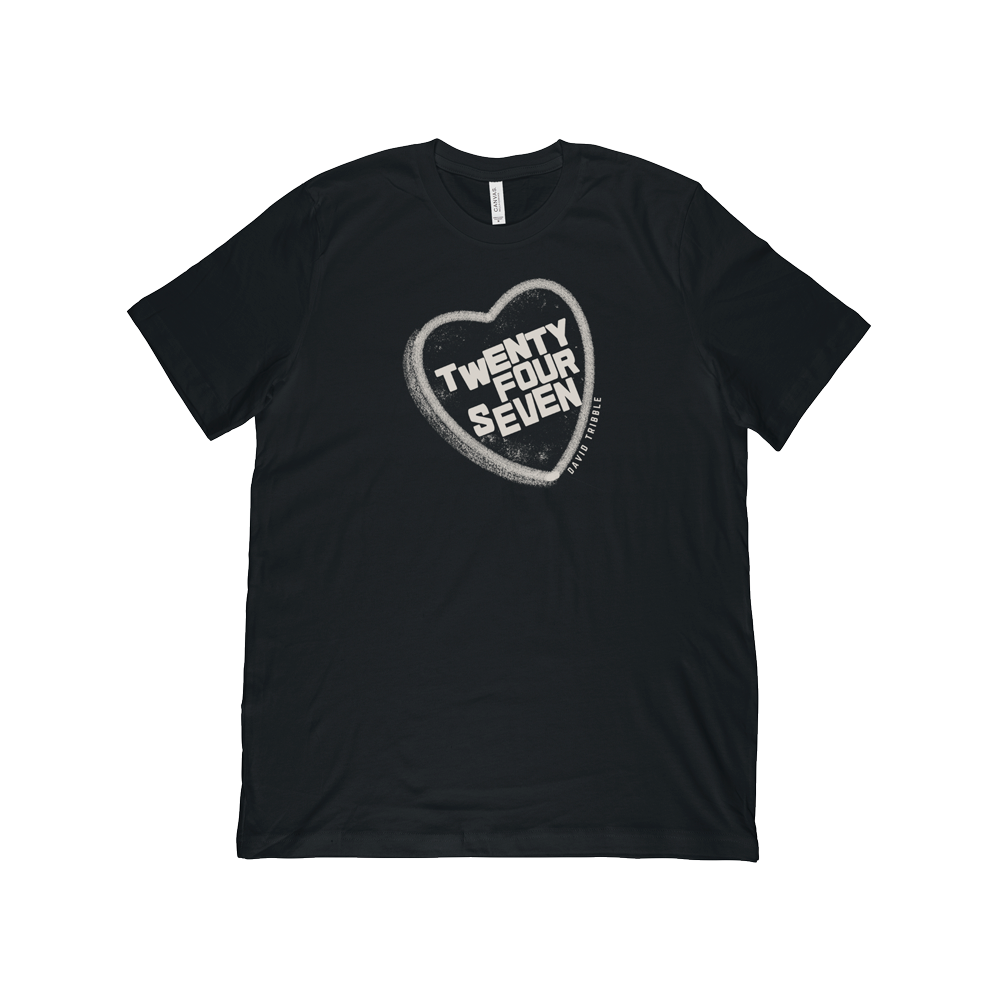 David Tribble - Twenty Four Seven Off-White Heart Tee (3 Colors)
