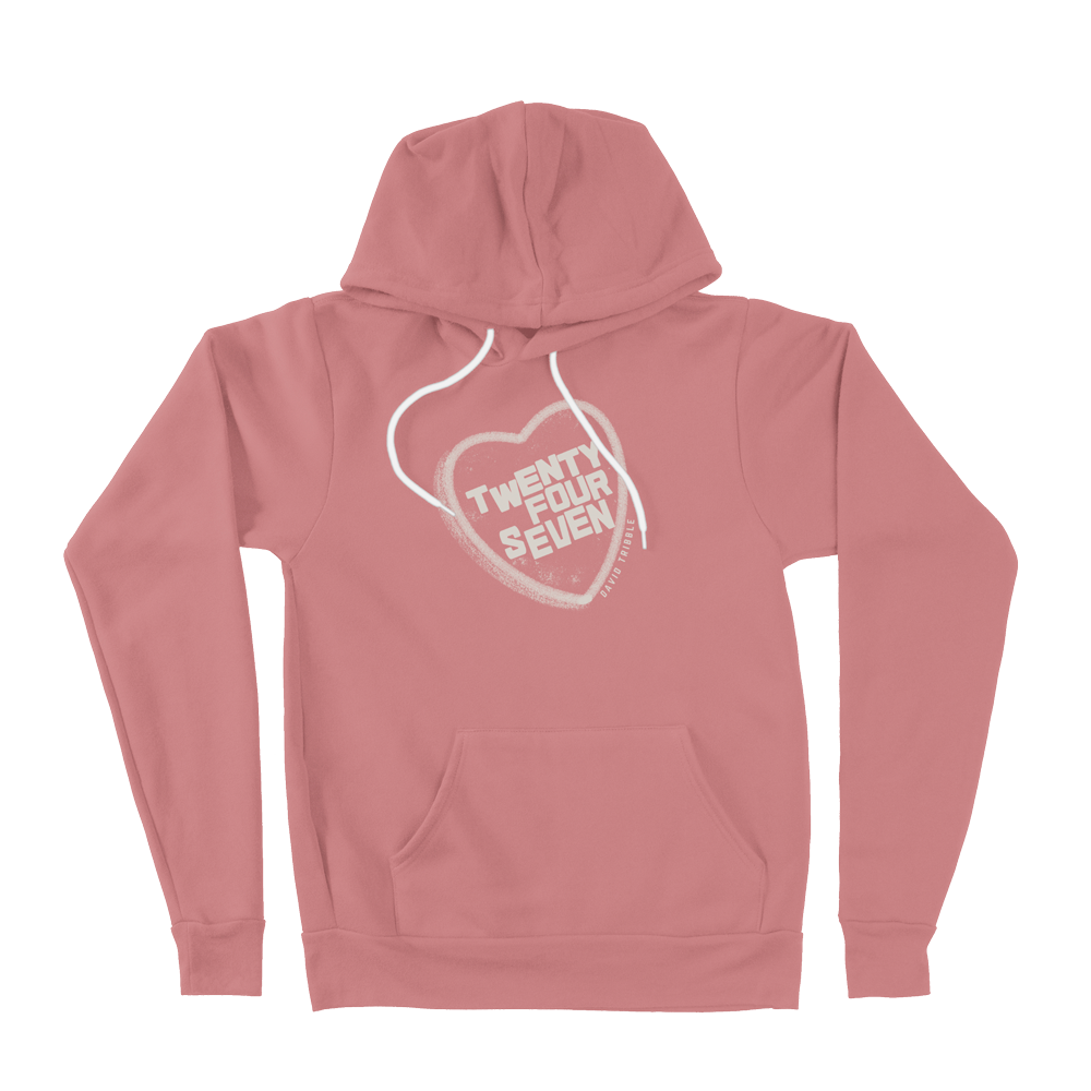 David Tribble - Twenty Four Seven Off-White Heart Hoodie (3 Colors)