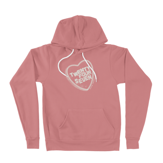 David Tribble - Twenty Four Seven Off-White Heart Hoodie (3 Colors)