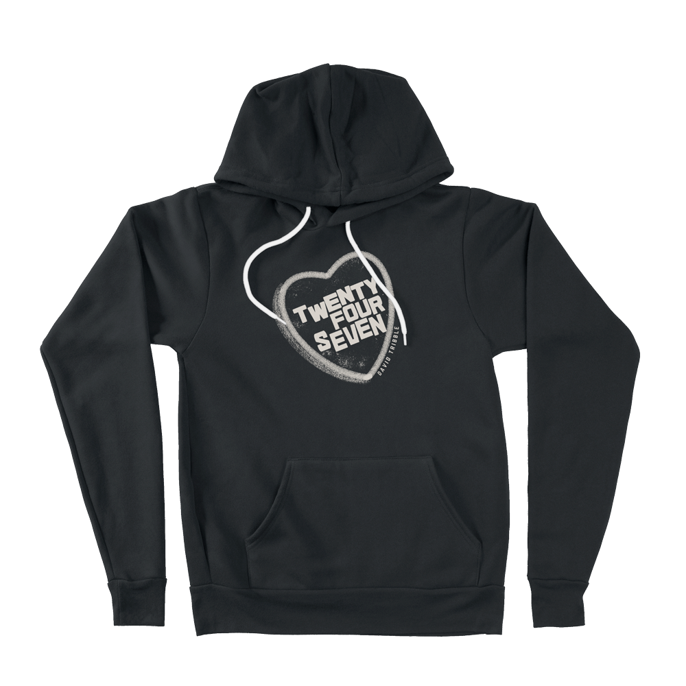 David Tribble - Twenty Four Seven Off-White Heart Hoodie (3 Colors)
