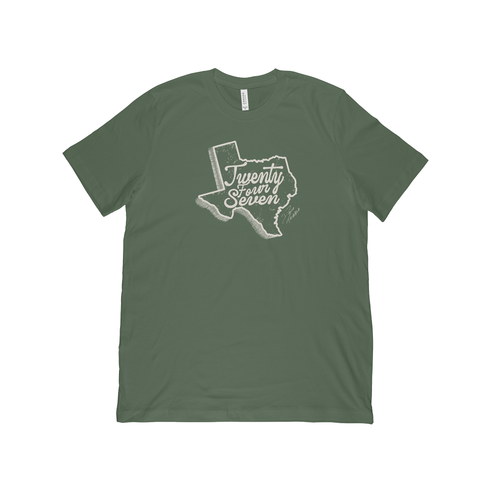 David Tribble - Twenty Four Seven Off-White TX Tee (3 Colors)