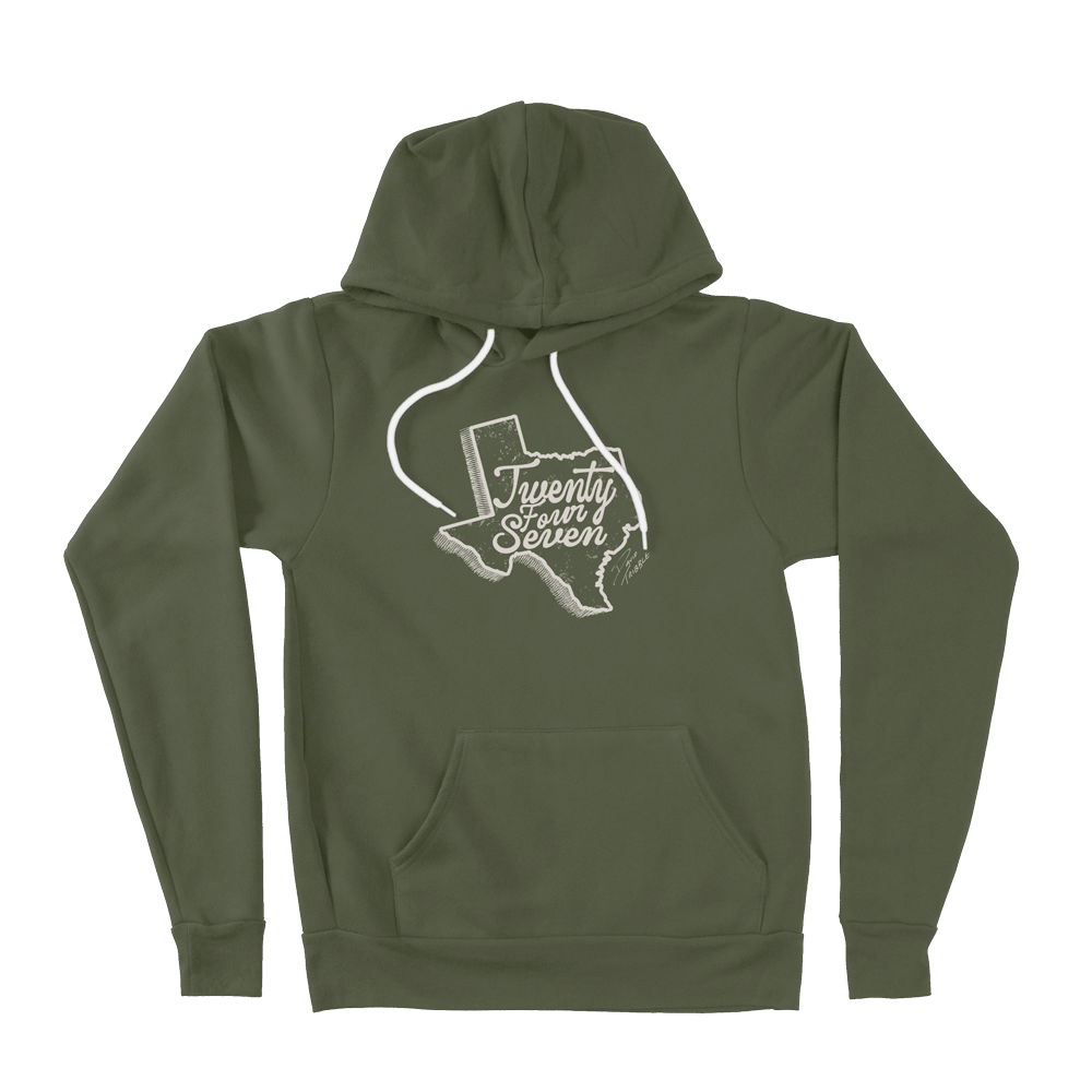 David Tribble - Twenty Four Seven Off-White TX Hoodie (3 Colors)